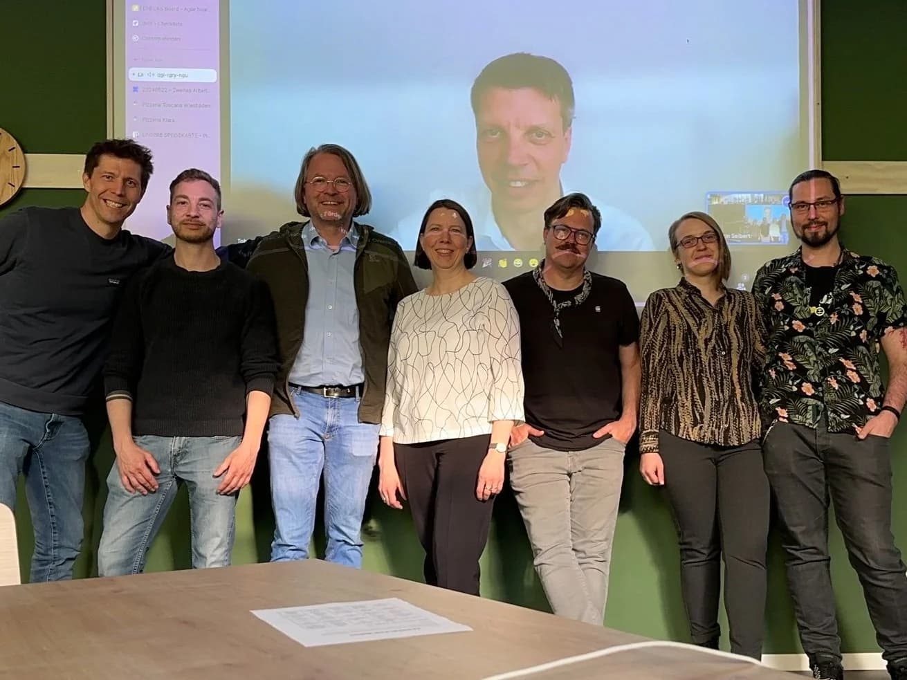 Vorstandstreffen des Förderkreises im Mai 2024